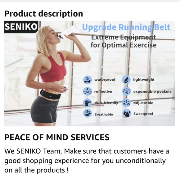 NEW Running Hydration Belt Fanny Pack with Water Bottle - Picture 8 of 16